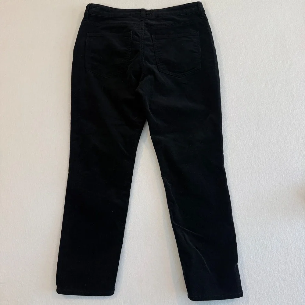 Kut from the Kloth Corduroy Pants Womens‎ 6P Black Straight Leg